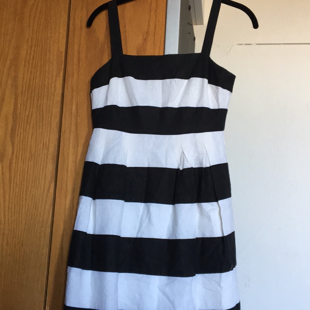 Black and White Striped Dress - Picture 3 of 5